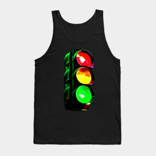 Go ahead and go, or slow down and look, or stop and look longer Tank Top